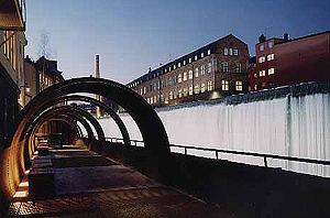 G�ngtunnel vid vattenfallet